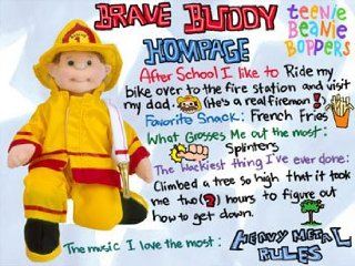 TY Teenie Beanie Bopper   BRAVE BUDDY Toys & Games