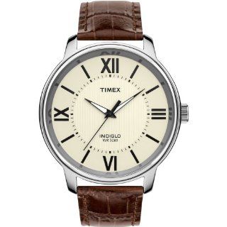 Timex Classics Dress Off white Dial Men's watch #T2N692 Watches