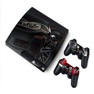 GRAN TURISMO PS3 Playstation 3 Slim Protector Skin Decal Sticker (3 pieces included 1 piece for the Game Console and 2 pieces for controllers) Movies & TV