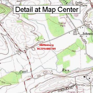 USGS Topographic Quadrangle Map   Mifflinburg, Pennsylvania (Folded/Waterproof)  Outdoor Recreation Topographic Maps  Sports & Outdoors