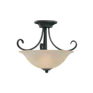 Del Prato 2 Light Semi Flush Mount