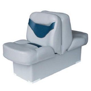 Wise Designer Lounge seat (Marble/Blue)  Boating Lounge Seats  Sports & Outdoors