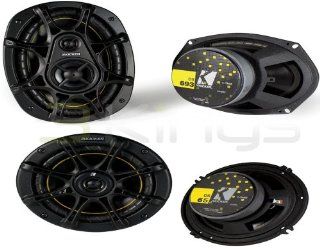 NEW KICKER DS693 6x9" 280W 3 Way Car Speakers + DS65 6.5" 2 Way Speakers 11DS693  Component Vehicle Speaker Systems 