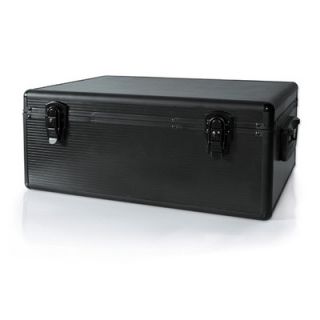 Merax Aluminum Like Hard CD Case in Black   510 Disc Capacity