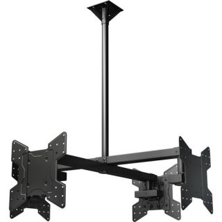 Ceiling Mounted Quad Display System for Monitor