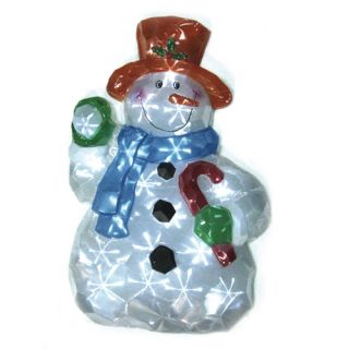 LED Icy Snowman Lawn Silhouette