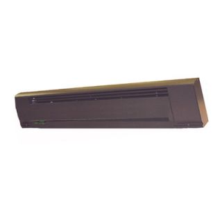TPI Architectural Style Electric Baseboard Heater in Commercial Brown