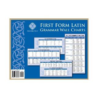 First Form Latin Grammar Wall Charts Memoria Press 9781615380367 Books