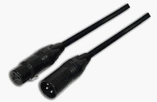 180" Touring Series Lo Z Microphone Cable with Neutrik Black/Gold Computers & Accessories
