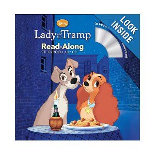 Lady and the Tramp Read Along Storybook and CD Disney Book Group 9781423161417 Books