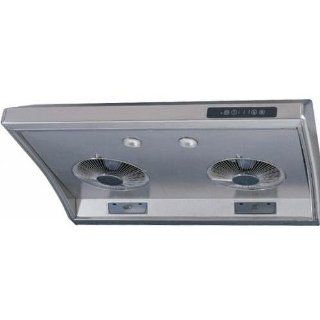 Zephyr AK2500S 695 CFM 30 Inch Wide Under Cabinet Range Hood with Halogen Lighting from the Hur, Stainless Steel