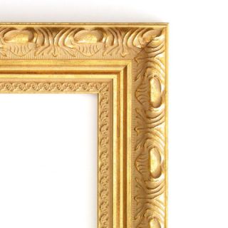 Amanti Art Versailles Square Mirror in Light Gold