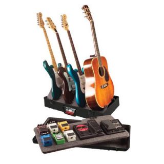 Gator Cases ATA Pedal Board and Guitar Stand in Black