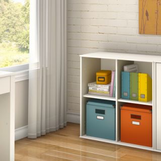 South Shore Stor It Four Cubby Storage Unit in Pure White