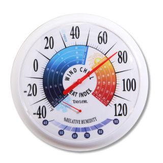 Taylor Wind Chill/Heat Index Thermometer and Hygrometer