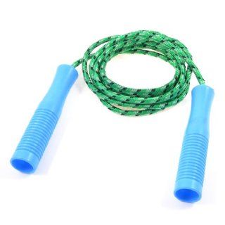 Blue Grip Braided Green White Cord Skipping Jumping Rope 7.5Ft Length  Sports & Outdoors