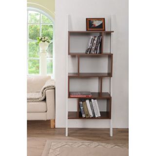 Hokku Designs Mateo Duot1 5 Shelf Leaning Bookcase