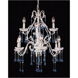 Opulence 9 Light Candle Chandelier