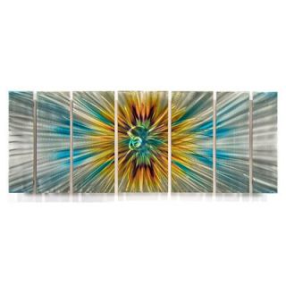 All My Walls Abstract by Ash Carl Metal Wall Art in Orange Multi   23