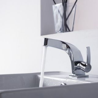 Combos Single Hole Typhon Faucet and Bathroom Sink   C KCV 150 15101CH