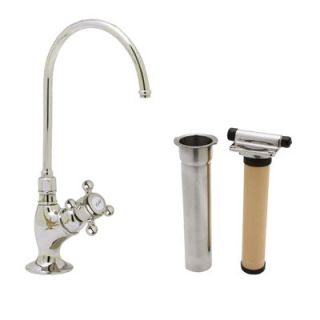 Rohl Country Single Handle Kitchen Filter Faucet with Column Spout