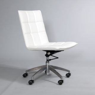 Gates Mid Back Leather Office Chair with Swivel