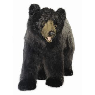 Hansa Toys Ride On Black Bear Stuffed Animal
