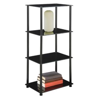 Convenience Concepts Midnight Tower 3 Shelf Bookcase