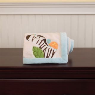 Carters Jungle Play Embroidered Boa Blanket