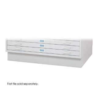 Safco Products Company 36 W Five Drawer Steel Flat File with Optional