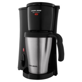 Brew N Go Deluxe Coffee Maker with Plastic Mug