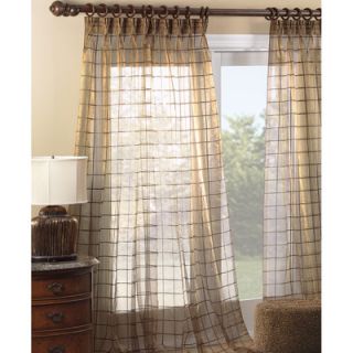 Eastern Accents Vaughan Veneta Cotton Pleated Embroidered Curtain