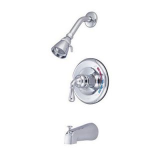 Elements of Design St. Charles Volume Control Tub and Shower Faucet
