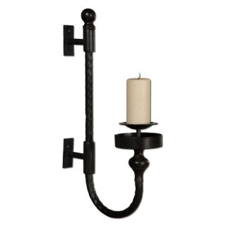 Garvin Twist Sconce with Candle