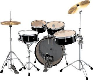 RT705HC 5pc Rhythm Traveler Drum Set Jet Black Musical Instruments