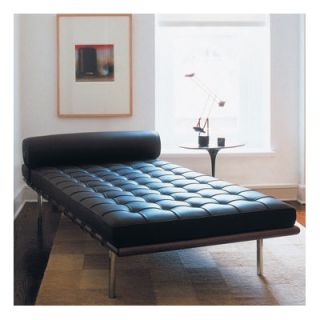 Knoll ® Barcelona Couch with Black Straps