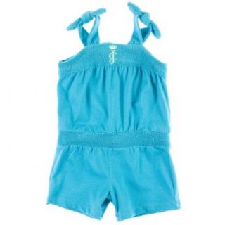 Juicy Couture Baby Girls 'South Pacifc' Sleeveless Romper 18/24 Months Blue Clothing