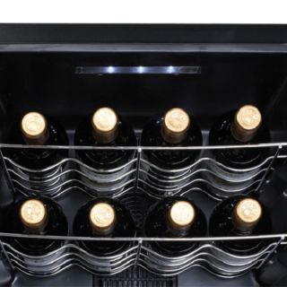 Haier 16 Bottles Wine Cellar with Electronic Controls in Black