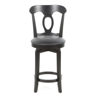 Hillsdale Furniture Corsica 24.5 Swivel Counter Stool with Vinyl Seat