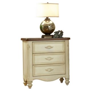 American Woodcrafters Chateau 3 Drawer Nightstand
