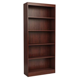 Axess Five Shelf Bookcase in Royal Cherry