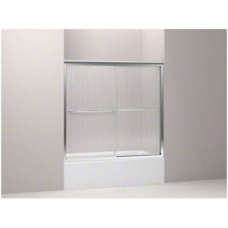 Kohler Fluence Sliding Bath Door, 55 3/4 H X 56 5/8   59 5/8 W, with