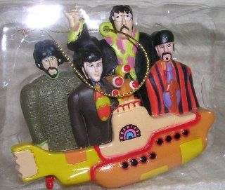 2012 The Beatles in Yellow Submarine Christmas Ornament   Decorative Hanging Ornaments