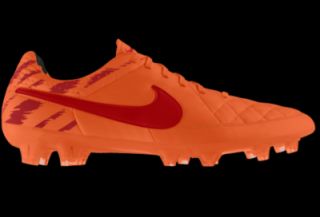 Nike Tiempo Legacy FG iD Custom Womens Firm Ground Soccer Cleats   Orange