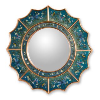 Novica The Gelacio Giron Reverse Painted Glass Mirror