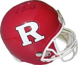 Ray Rice signed Rutgers Scarlet Knights Full Size Replica Helmet  Steiner Hologram   Autographed College Helmets Sports Collectibles