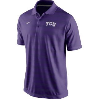 NIKE Mens TCU Horned Frogs Dri FIT Pre Season Polo   Size 2xl, New Orchid