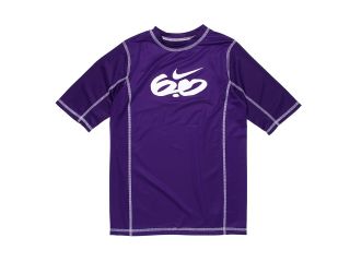 Nike SB 6.0 Logo Rashguard Mens Short Sleeve Pullover (Purple)
