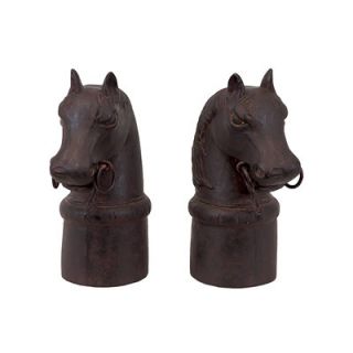 Urban Trends Resin Horse Bookend Set of Two (Set of 2)