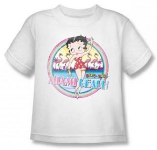 Boop Miami Beach Juvy White T Shirt BB727 KT Fashion T Shirts Clothing